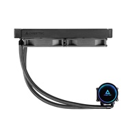 CHIEFTEC vodní chlazení CPU Iceberg 240 Dark, 2x120mm, ARGB vodní blok, LGA1851, AM5, černá