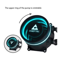 CHIEFTEC vodní chlazení CPU Iceberg 360, 2x360mm ARGB, ARGB vodní blok, LGA1851, AM5, černá