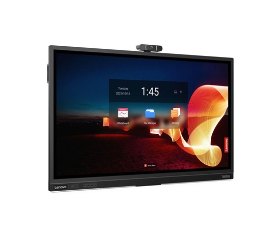 LENOVO LCD T65 - 65”,IPS,matný,16:9,3840x2160,Touch,60Hz,8ms,400cd/m2,1200:1,HDMI,DP,USB-C,ThB,RJ45,USBHub,VESA