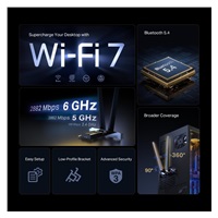 TP-Link Archer TBE400E WiFi7 PCIe adapter (BE6500,2,4GHz/5GHz/6GHz,Bluetooth5.4)