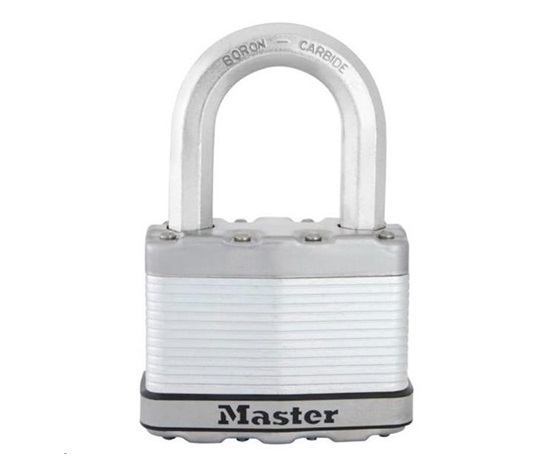 Master Lock Excell M15EURDLFCC titanový visací zámek - 64mm