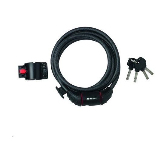 Master Lock 8130EURDPRO ocelové lanko na kolo - 1,8m