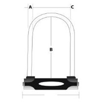 Master Lock Zámek na kolo  8279EURDPRO - 210mm