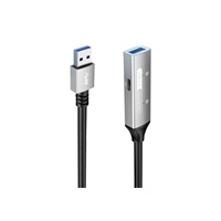 PREMIUMCORD USB 3.2. repeater a prodlužovací kabel Male-Female, 5Gbps Aluminium 10m