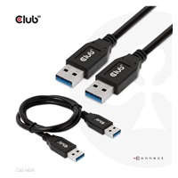 Club3D Kabel USB 3.2 Gen2 Typ-A, 3A M/M, 50 cm