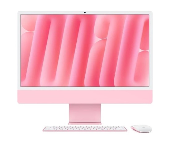 Apple iMac 24'' 4.5K display M4 chip 8-core CPU and 8-core GPU, 16GB, 256GB SSD - Pink