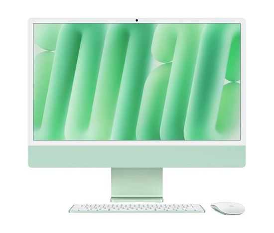 Apple iMac 24'' 4.5K display M4 chip 10-core CPU and 10-core GPU, 16GB, 512GB SSD - Green