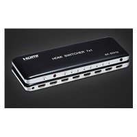 PremiumCord 4K@60hz HDMI switch 7:1 plastový s dálkovým ovladačem