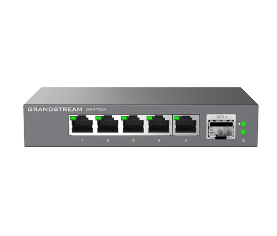 Grandstream GWN7700M Unmanaged Network Switch 5 2,5Gb portů / 1 SFP+