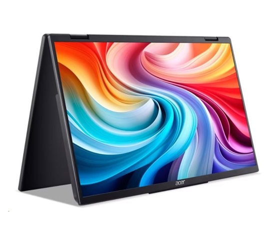 ACER LCD PD163Qbmiuux DUAL SCREEN 40cm (15.6") IPS LED, FHD 1920x1080@60Hz, 250cd/m2, 170/170, 2x2W repro, Black