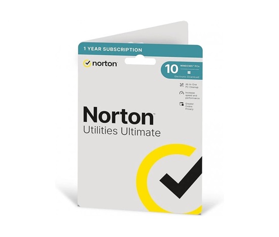 NORTON UTILITIES ULTIMATE WL CZ 1 uživatel  10 zařízení 1 rok ESD