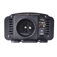 Solight invertor 12V, USB 500mA, kovový, černý, max. zatížení: 300W