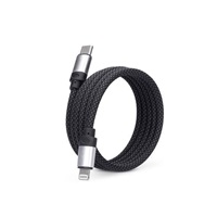 Solight magnetický USB-C/Lightning kabel, USB-C konektor - Lightning konektor, 1m