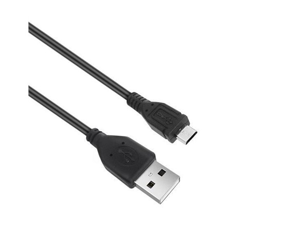 Solight USB kabel, USB 2.0 A konektor - USB B micro konektor, sáček, 50cm