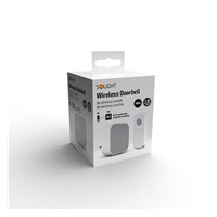 Solight bezdrátový zvonek, do zásuvky, 180m, bílý, learning code