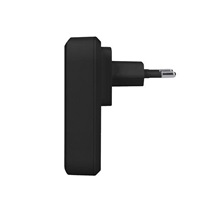 Solight bezdrátový zvonek, do zásuvky, 200m, černý, learning code