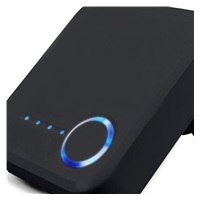 Solight bezdrátový zvonek, do zásuvky, 200m, černý, learning code