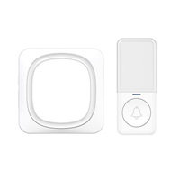 Solight bezdrátový zvonek a noční světélko, do zásuvky, 150m, bílý, learning code