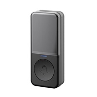 Solight bezdrátový zvonek a noční světélko, do zásuvky, 150m, černý, learning code