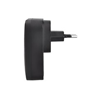 Solight bezdrátový zvonek a noční světélko, do zásuvky, 150m, černý, learning code