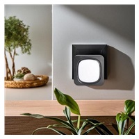 Solight bezdrátový zvonek a noční světélko, do zásuvky, 150m, černý, learning code