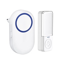 Solight bezdrátový zvonek, do zásuvky, 200m, bílý, learning code