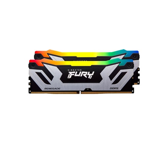 KINGSTON CUDIMM DDR5 48GB (Kit of 2) 8400MT/s CL40 FURY Renegade RGB Silver XMP