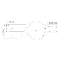 Dahua IPC-HDBW2849E-S-IL-0280B, 8Mpx, 20fps, 1/2,7" CMOS, Full-color, H.265+, f=2,8mm (110°), WDR (120dB), IR30m, LED30m
