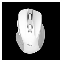 TRUST myš Nito tichá bezdrátová myš, optická, USB, bílá