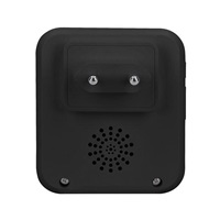 Solight bezdrátový zvonek bezbateriový, do zásuvky, 150m, černý, learning code