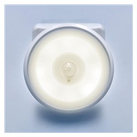 Solight bezdrátový zvonek s nočním světélkem na senzor pohybu, do zásuvky, 250m, bílý, learning code