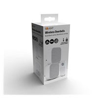 Solight 2x bezdrátový zvonek, do zásuvky, 180m, bílý, learning code