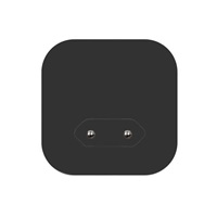 Solight bezdrátový zvonek, do zásuvky, 180m, černý, learning code