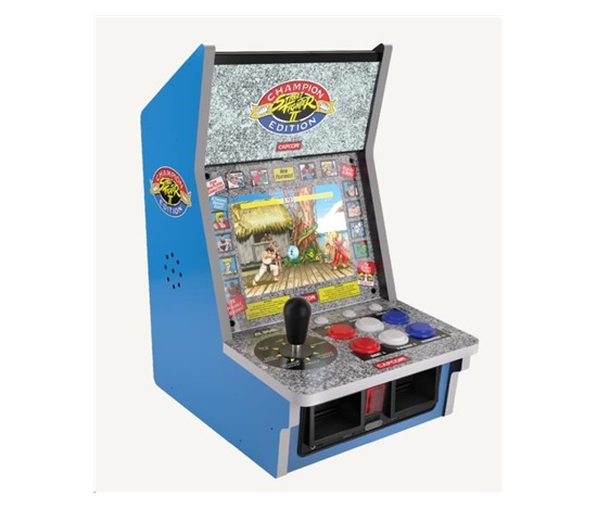 Stolní retro arkádový automat Evercade Alpha Street Fighter Bartop Arcade