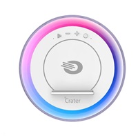 Orava noční lampa s RGB světlem, nabíječkou chytrého telefonu a reproduktorem