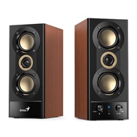 GENIUS reproduktory SP-HF800BT, 2.0, 20W, Bluetooth, 3.5mm Jack, dřevěné