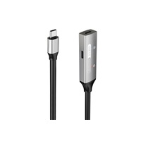 PREMIUMCORD USB-C repeater a prodlužovací kabel Male-Female, 5Gbps Aluminium 15m