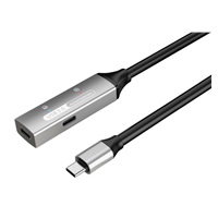 PREMIUMCORD USB-C repeater a prodlužovací kabel Male-Female, 5Gbps Aluminium 15m
