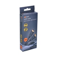Solight HDMI kabel s Ethernetem, HDMI 1.4 A konektor - HDMI 1.4 A konektor, blistr, 1,5m