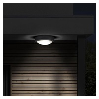 Solight LED venkovní osvětlení se senzorem Siena, šedé, 20W, 1500lm, 4000K, IP54, 23cm
