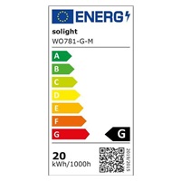 Solight LED venkovní osvětlení se senzorem Siena, šedé, 20W, 1500lm, 4000K, IP54, 23cm