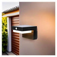 Solight LED solární nástěnné osvětlení Palermo, 5W, 400lm, 3000K