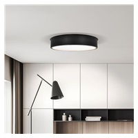 Solight LED stropní osvětlení LECCE, 3CCT, 36W, 2100lm, 30cm, 3000/4000/6000K, černá