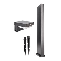 Solight LED solární sloupkové osvětlení Palermo, 5W, 400lm, 3000K