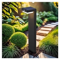 Solight LED solární sloupkové osvětlení Palermo, 5W, 400lm, 3000K