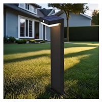 Solight LED solární sloupkové osvětlení Palermo, 5W, 400lm, 3000K