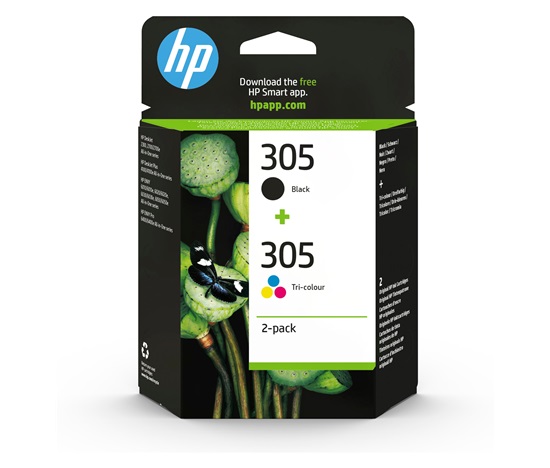 HP 308e EvoMore Black Original Ink Cartridge (320 pages)