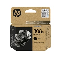 HP 308e EvoMore Black Original Ink Cartridge (320 pages)