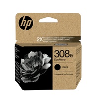 HP 308e EvoMore Black Original Ink Cartridge (320 pages)