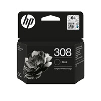 HP 308 Black Original Ink Cartridge (160 pages)